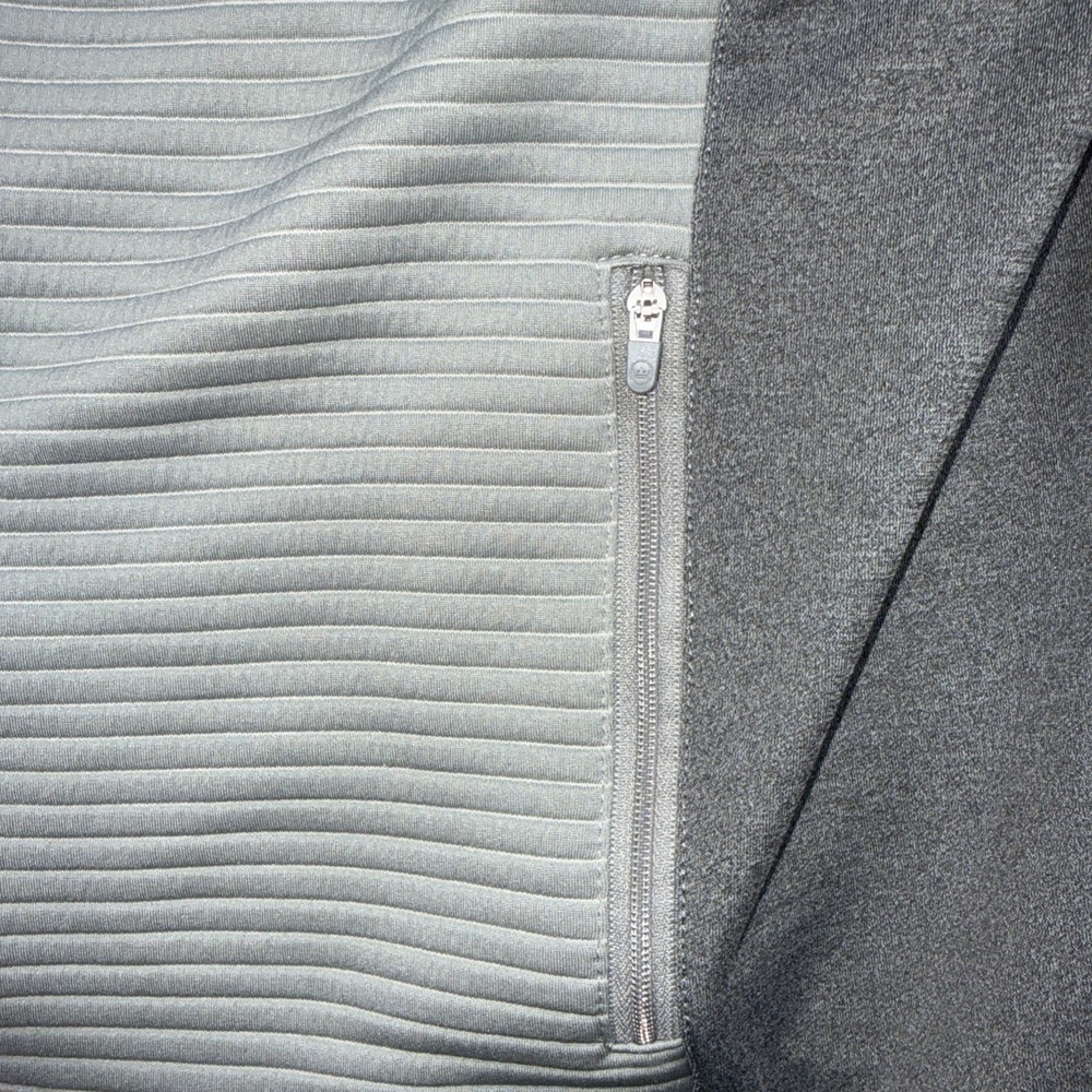 Peter Millar Crown Pemberton LS Zip Golf Jacket Men L Gray Whisper Rock NWOT - Picture 9 of 15